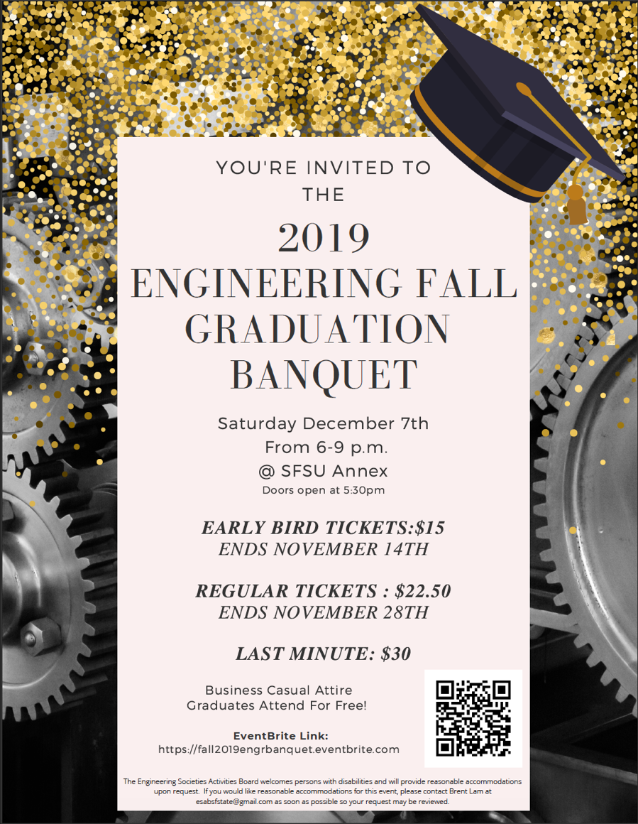 2019 Engineering Fall Graduation Banquet! 