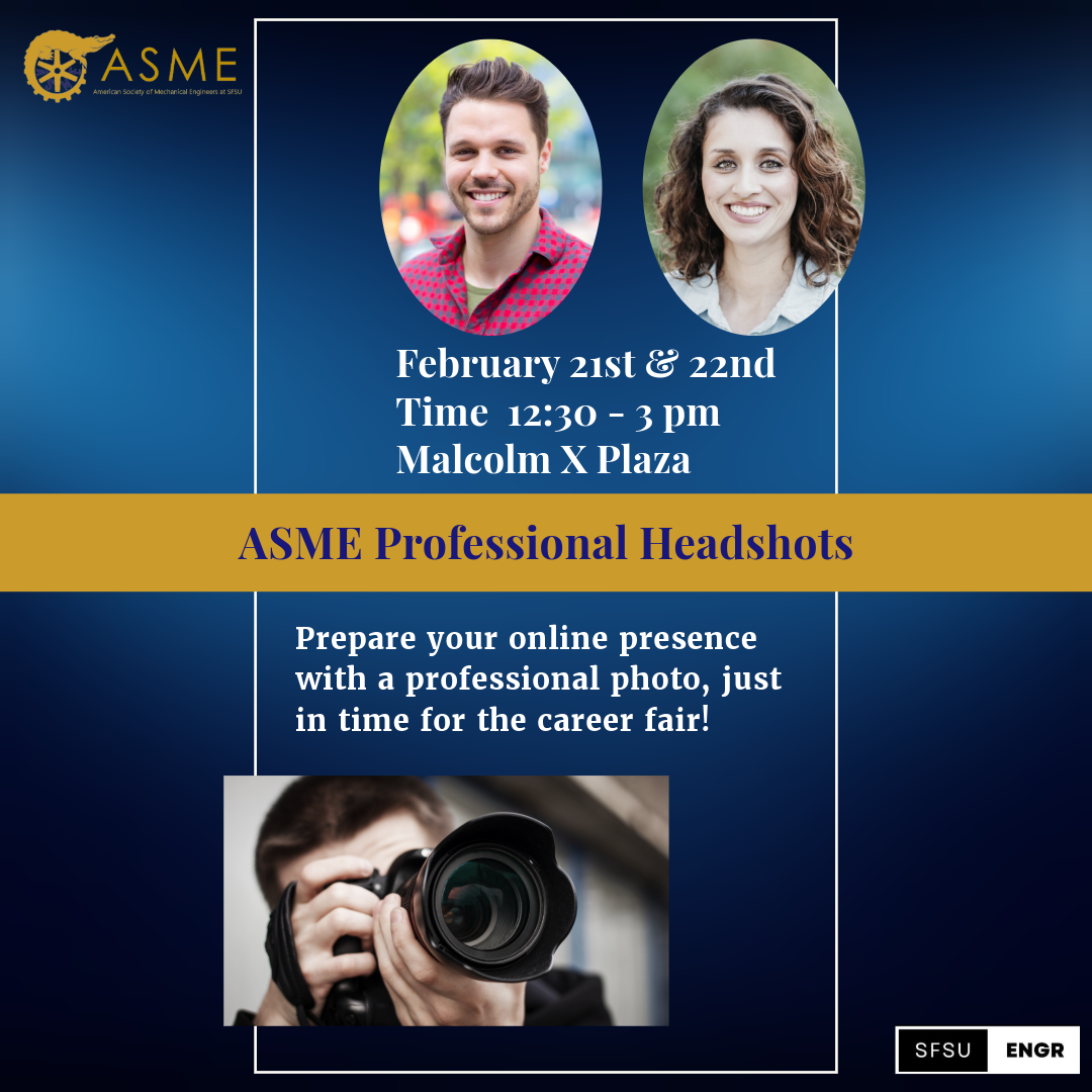 ASME Professional Headshots Spring 2024