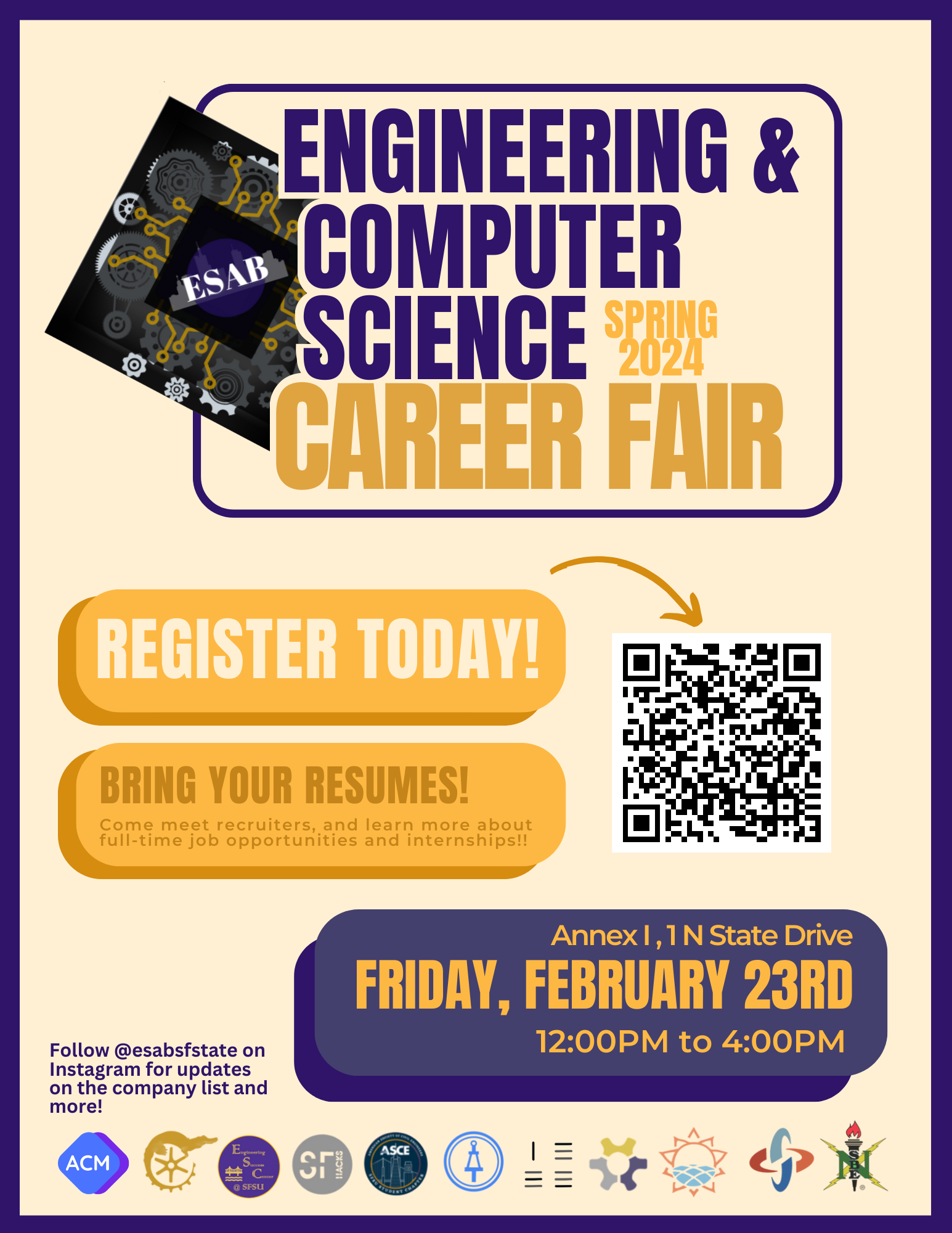 Engineering and Computer Science Career Fair SPring 2024