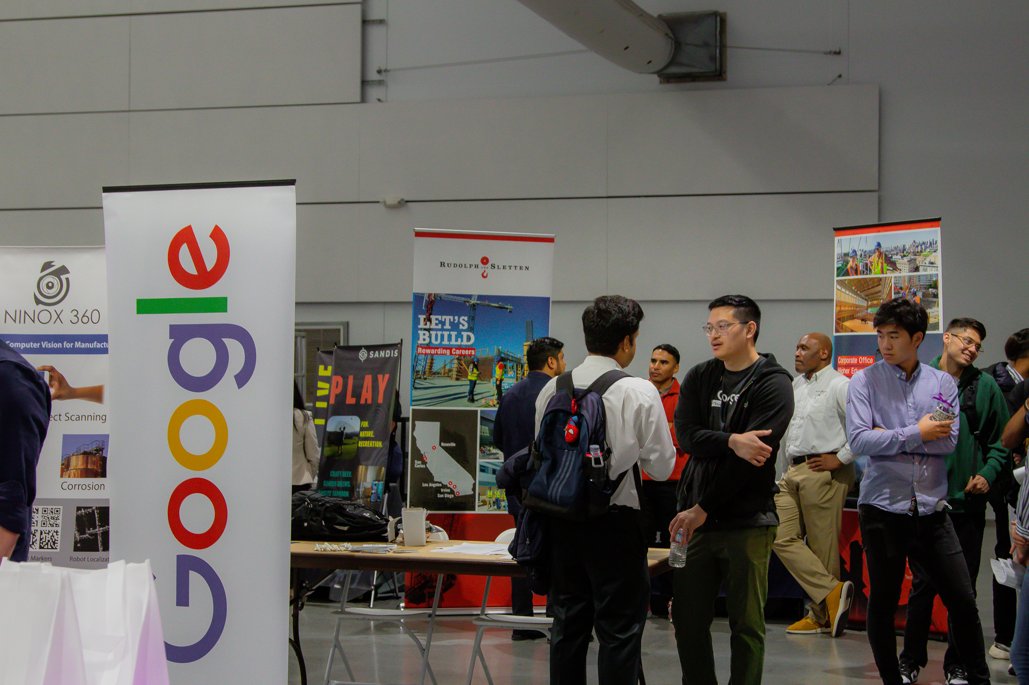 Google Booth SFSU ENGR Career Fair