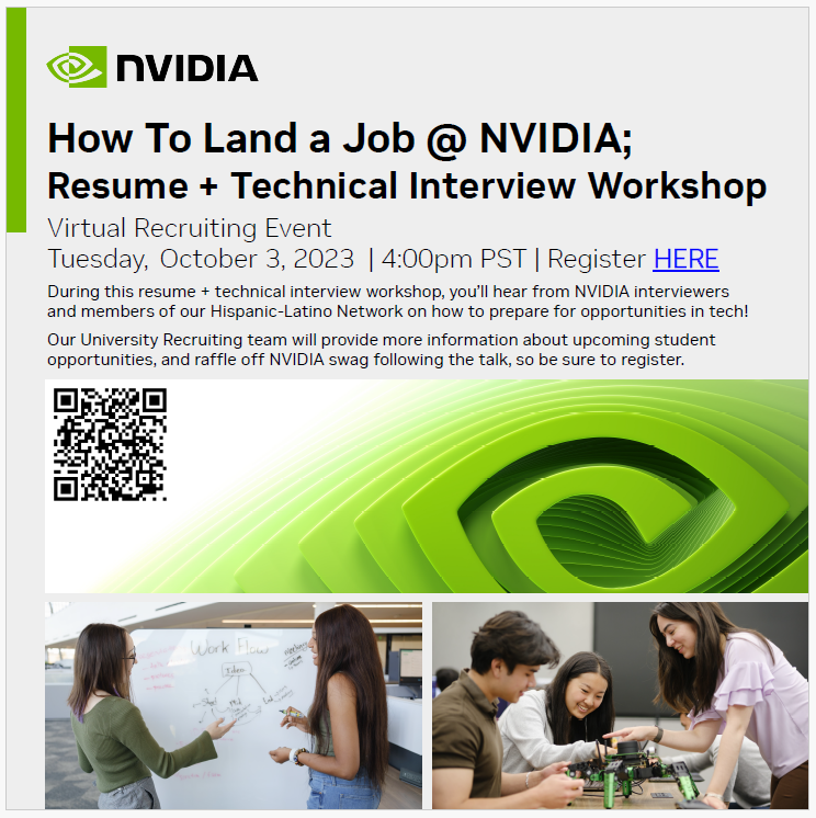 Nvidia Workshop Flyer