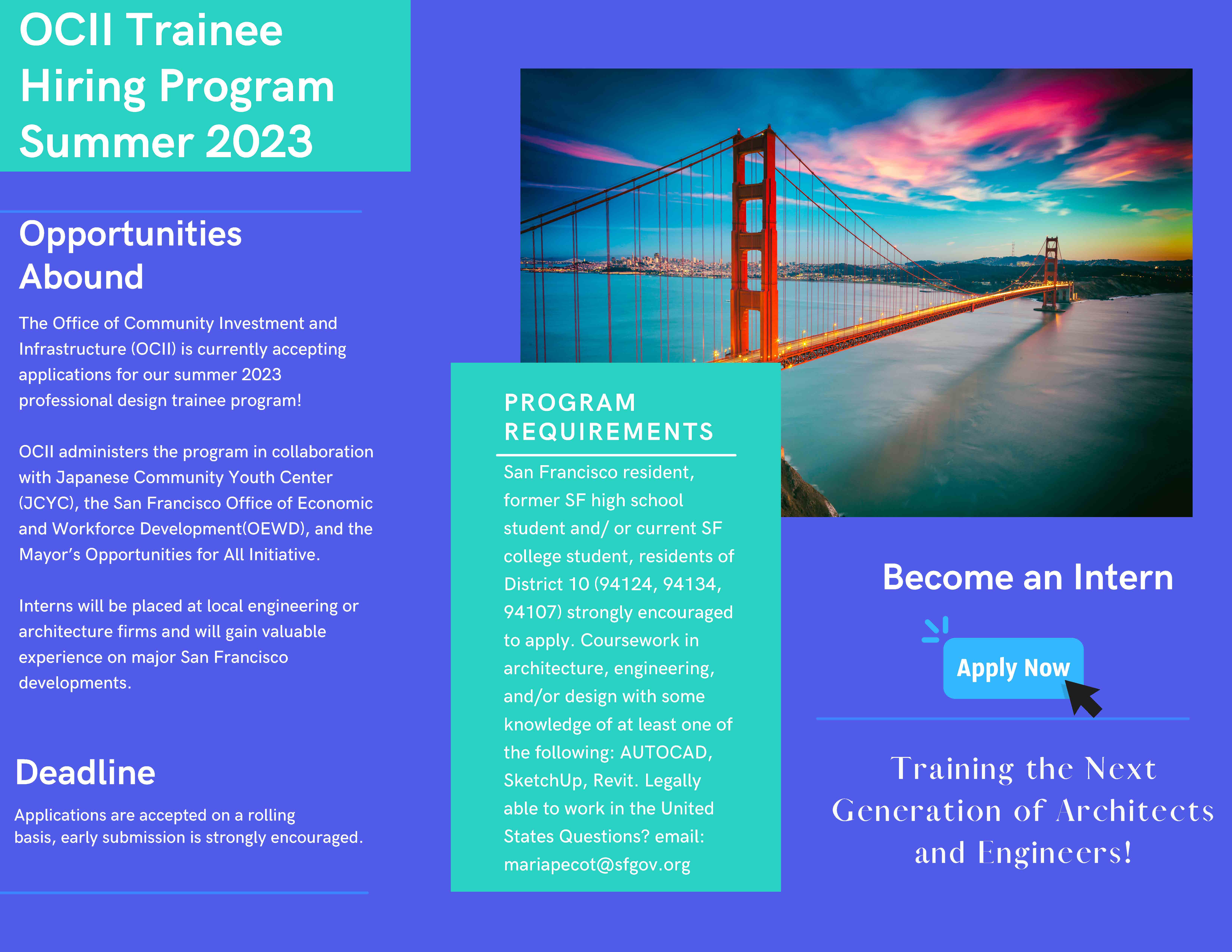 OCII 2023 Trainee Program