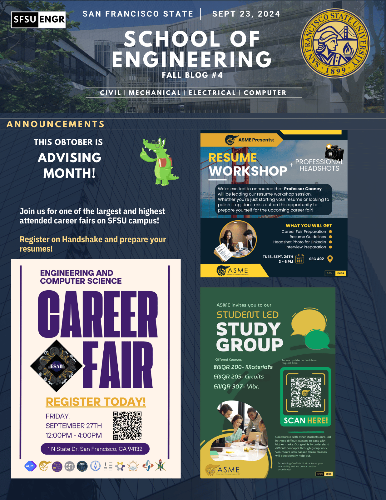 Page 1 09232024 SFSU Engineering Spring 2024 Newsletter.