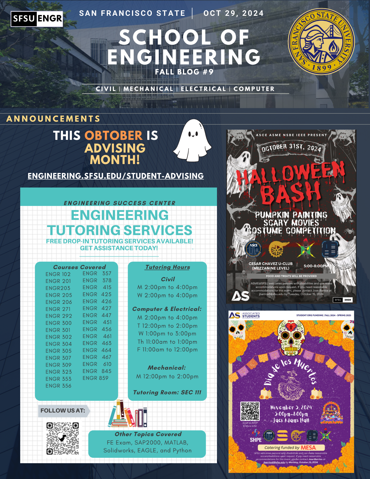 Page 1 10292024 SFSU ENGR Spring 2024 SF State School of Engineering Newsletter