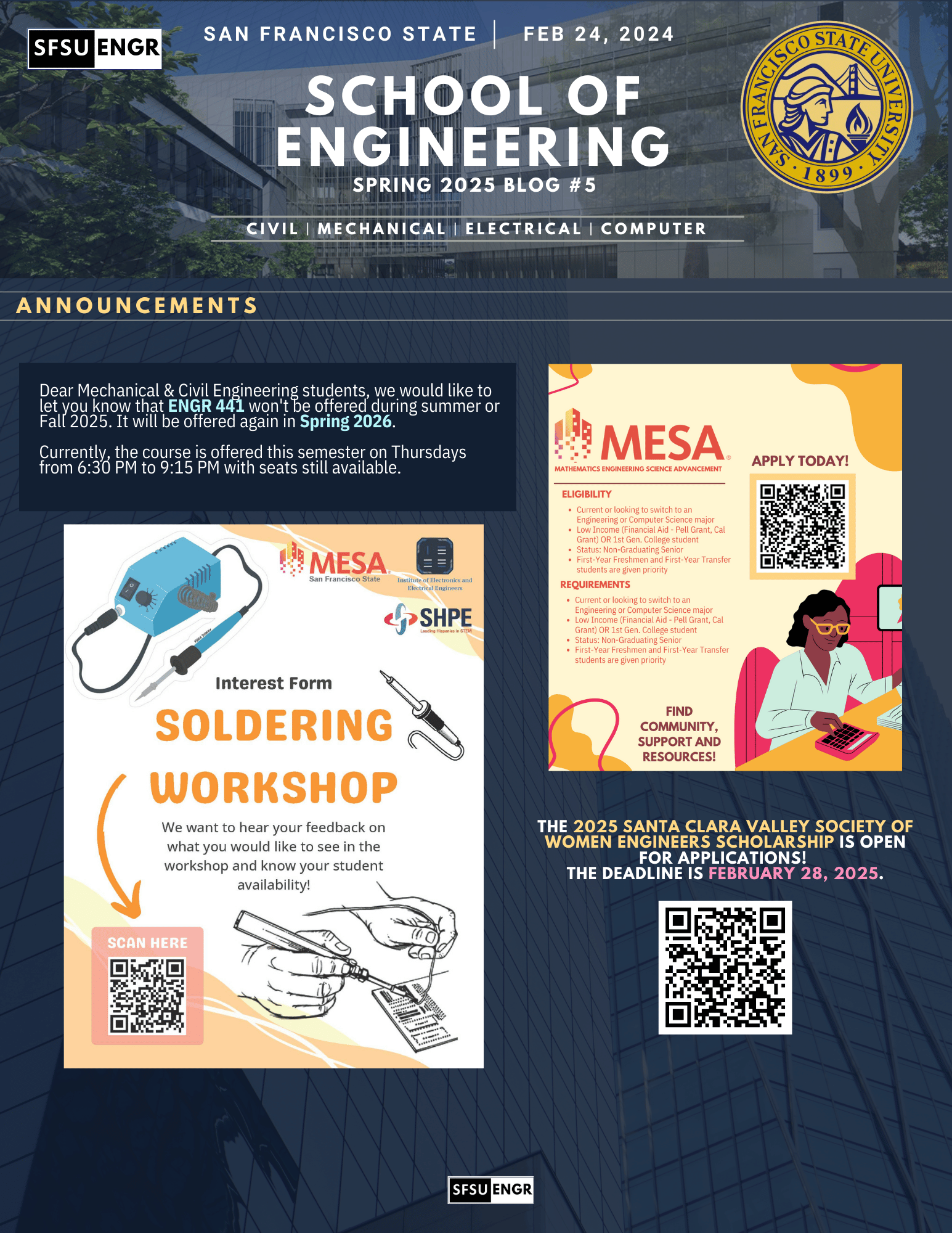 SFSU School of Engineering Newsletter