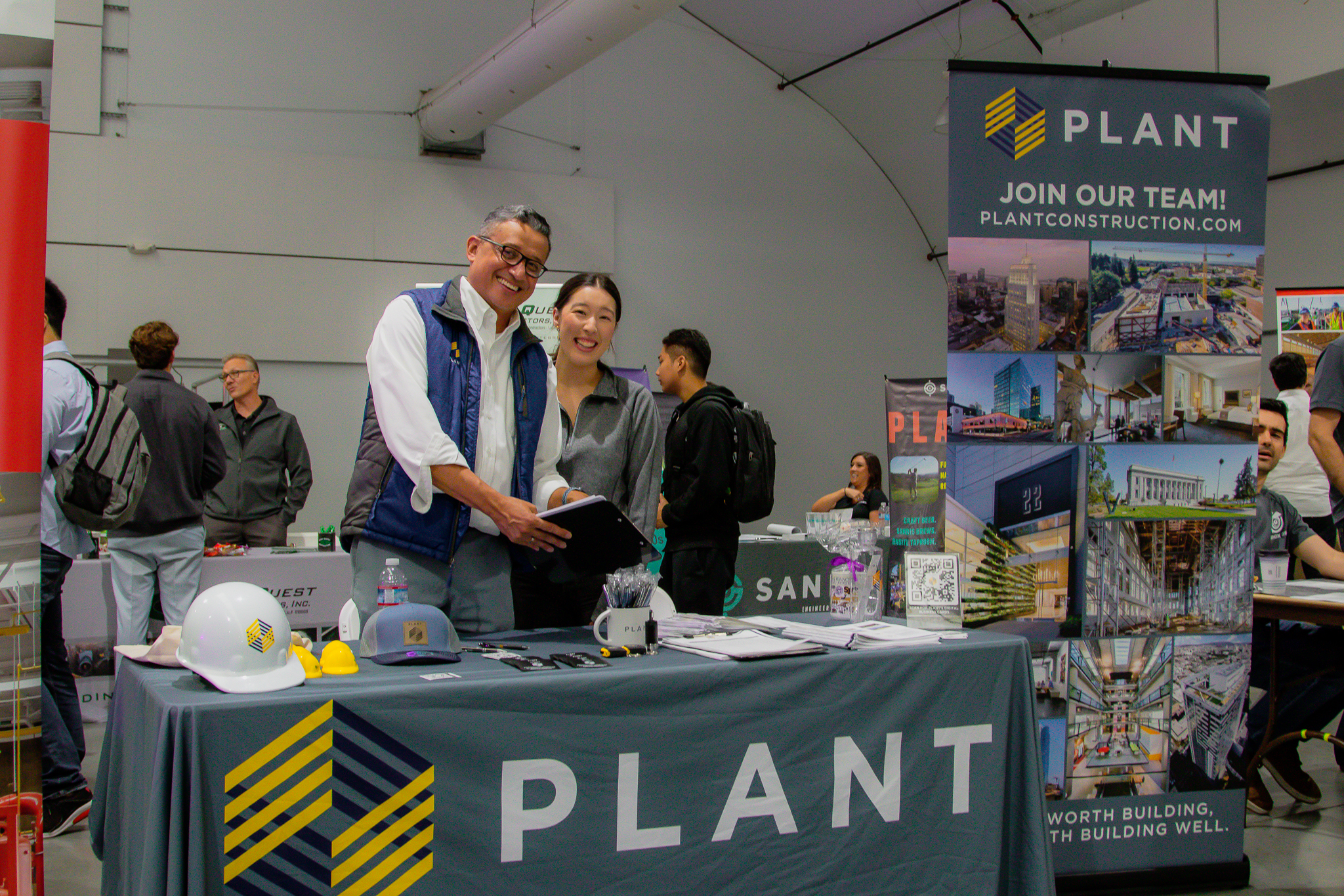 Plant Construction Booth SFSU ENGR Career Fair
