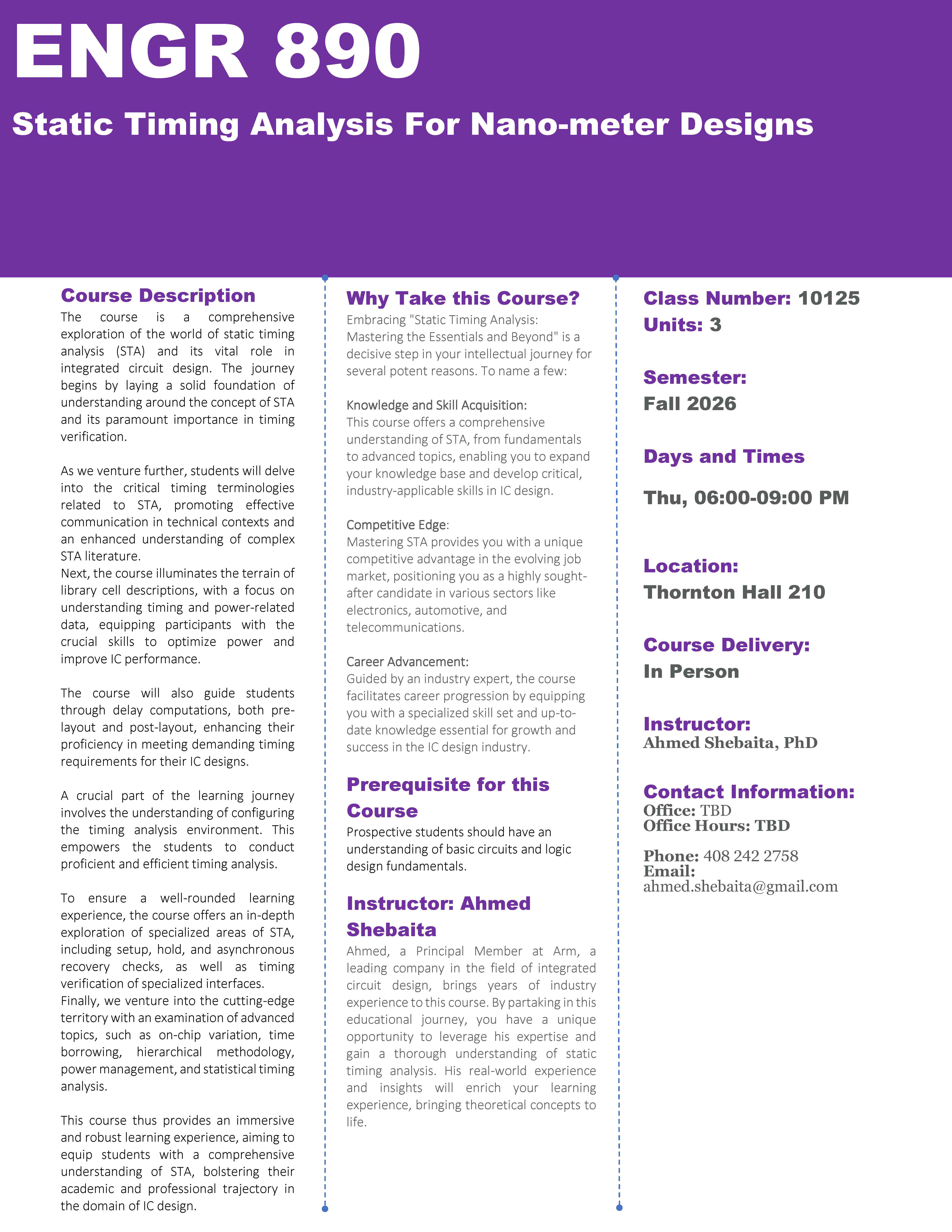 Static timing Analysis for Nanometer Designs
