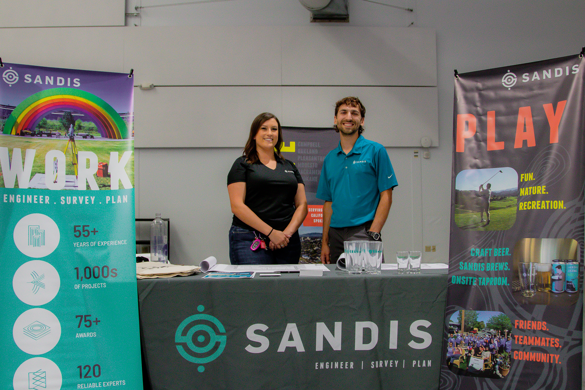 Sandis Booth SFSU ENGR Career Fair