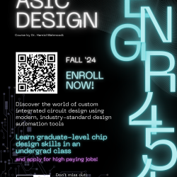 ENGR 454 ASIC Design Promotional Flyer for F:all 2024