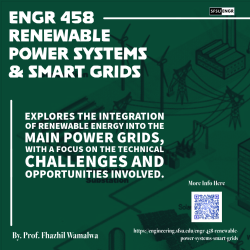 ENGR 458 Renewable Power Systems and Smart Grids SFSU School of Engineering