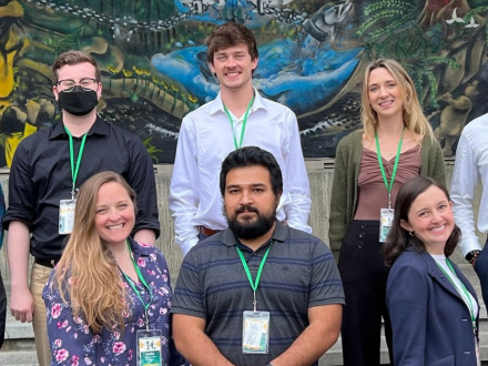 Photo of SFSU Students in the CSU Research Competition in CSU Humboldt