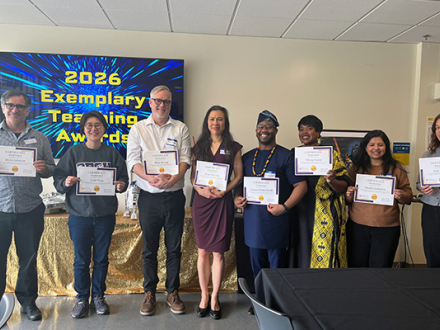Photo of Exemplary-Teaching-Award-winners spring 2026